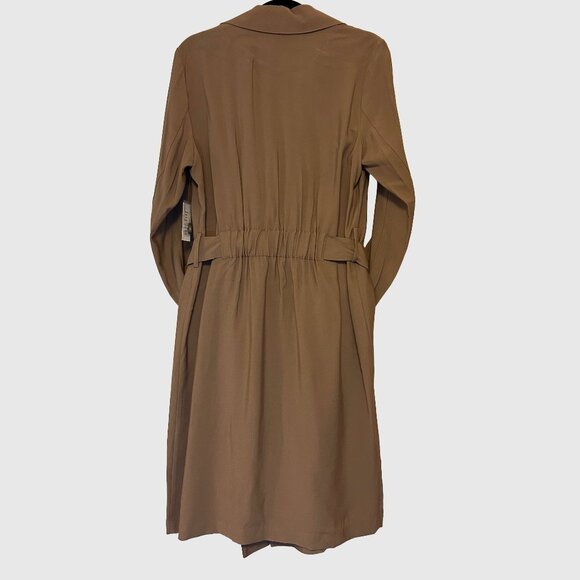 cleo Women's Oversized Double Breasted Trench Coat - Camel - US S* - NWT - Picture 3 of 6